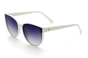 CARAT SUNGLASSES: White x Purple Rain