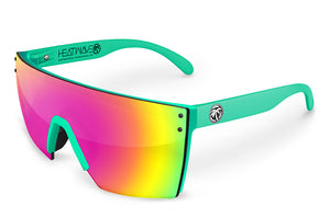 LAZER FACE SUNGLASSES: Aqua Frame Savage Spectrum