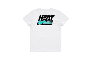 HWV KIDS WHITE TEE: Wave