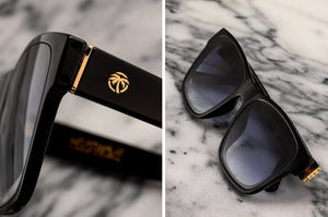 MARILYN SUNGLASSES: Black Frame x Purple Rain