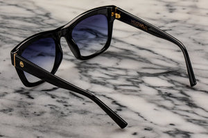 MARILYN SUNGLASSES: Black Frame x Purple Rain