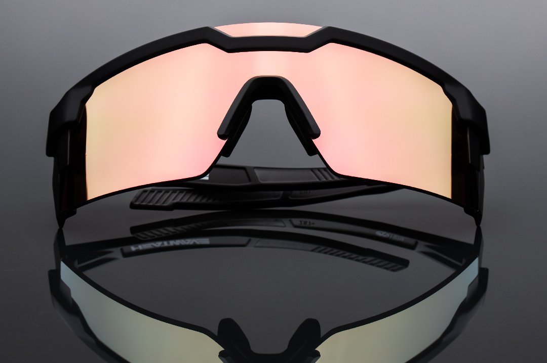 FUTURE TECH SUNGLASSES BLACK: Rose Gold