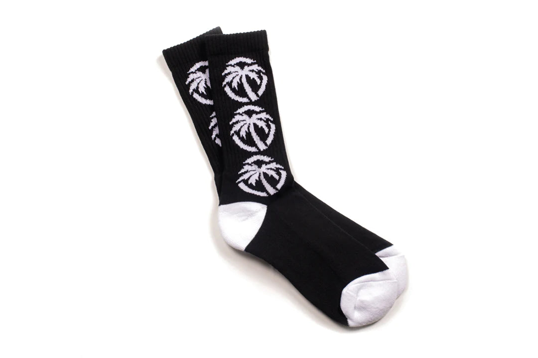 HWV 4 SPEED SOCKS: Black Stacker
