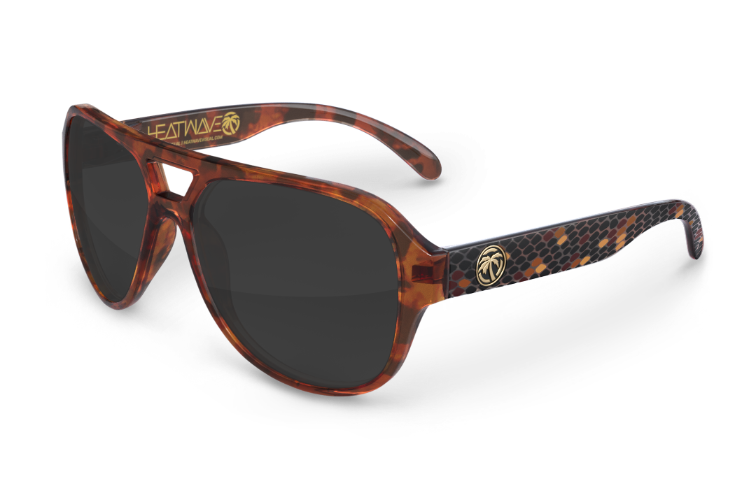 SUPERCAT SUNGLASSES: Rattlesnake x Black