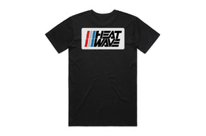 HWV: Schwarzes Tri Stacker RWB T-Shirt