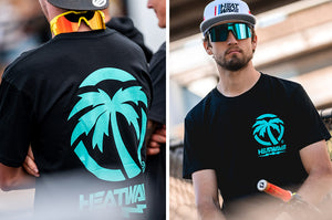 HWV: Black x Teal Bolt Tee