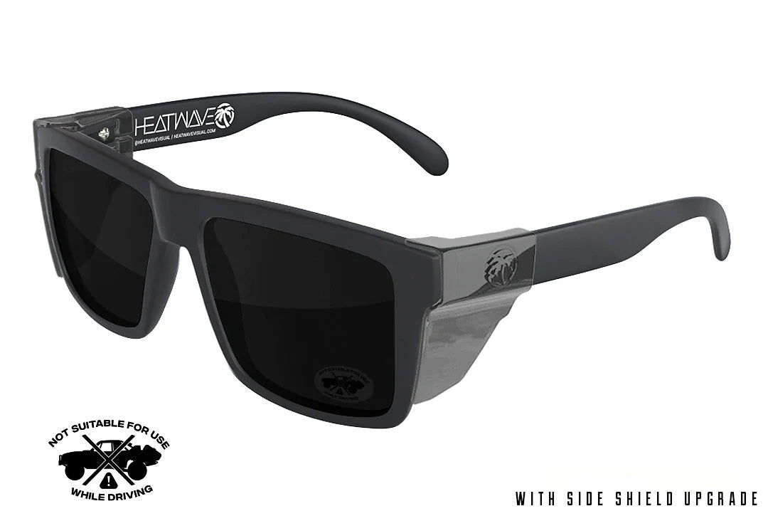 VISE Z87 SUNGLASSES Ultra Black Heat Wave Visual Australia