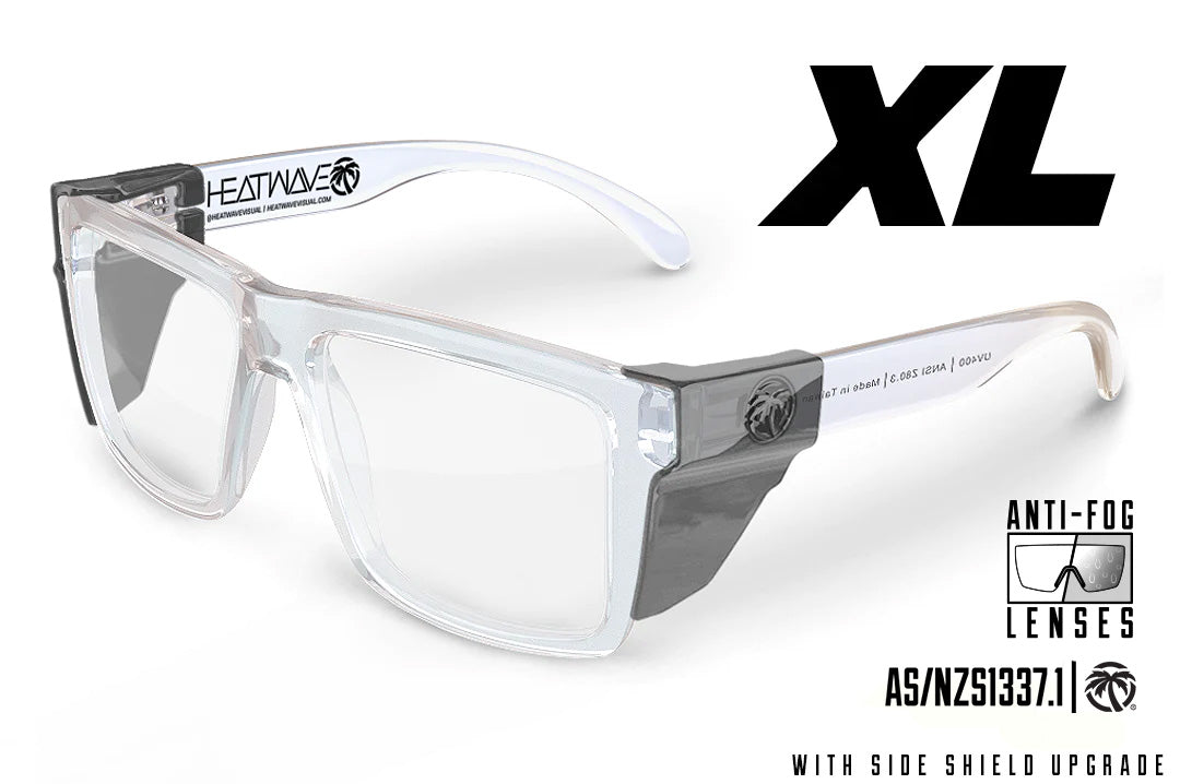 XL VISE SUNGLASSES ANTI FOG: Vapor x Clear