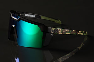 FUTURE TECH SUNGLASSES BLACK: Woodland Camo x Piff