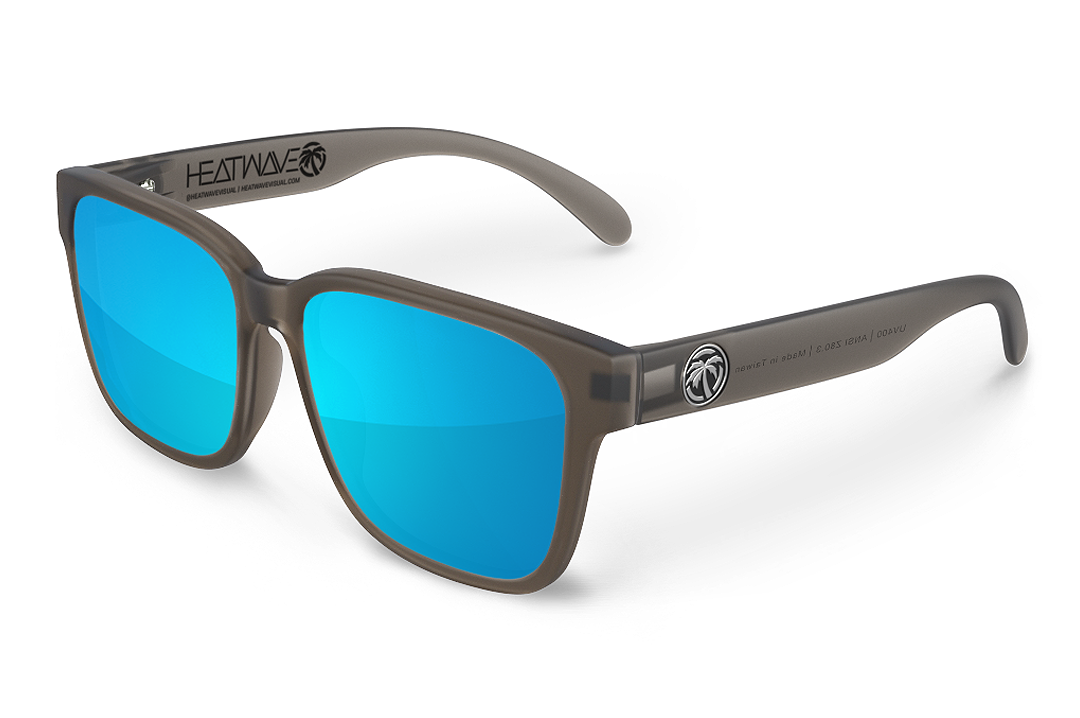 APOLLO SUNGLASSES: Frosted Smoke x Galaxy Blue
