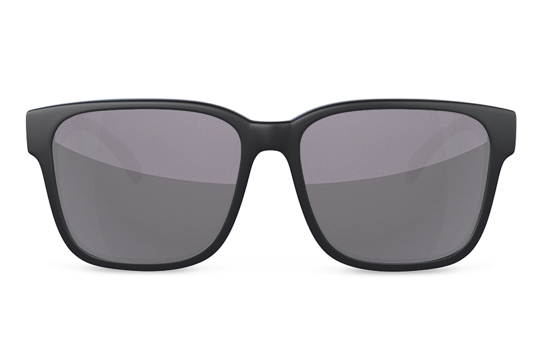 APOLLO SUNGLASSES: Black Silver Lens