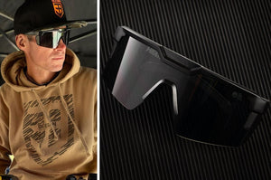 Brian Deegan wears Heat Wave Visual Future Tech Sunglasses. Shop Online For Free Same Day Shipping Australia Wide.