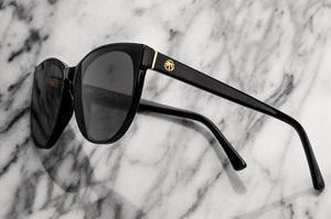 CARAT SUNGLASSES: Black Frame x Black