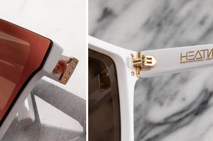 CLARITY SUNGLASSES: White Frame x Spectrum