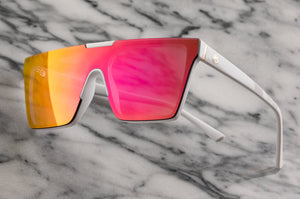 CLARITY SUNGLASSES: White Frame x Spectrum