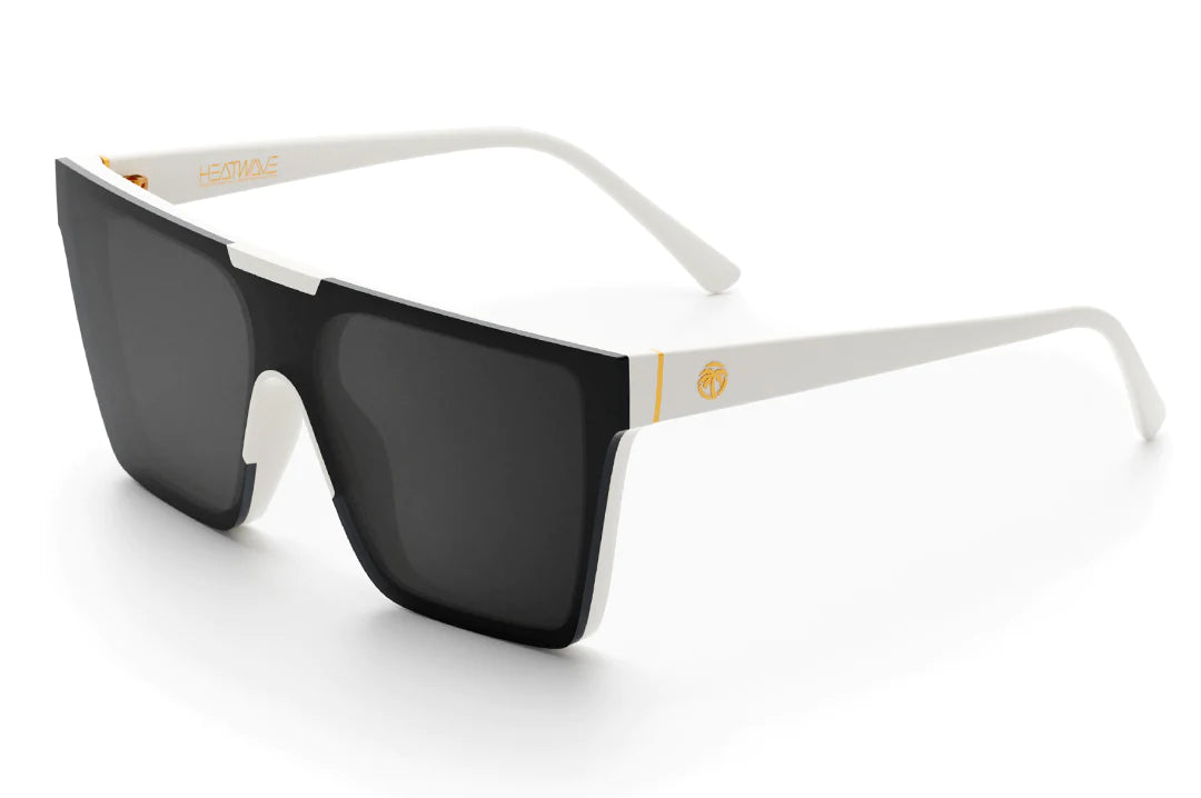 CLARITY SUNGLASSES White Frame x Black Heat Wave Visual Australia