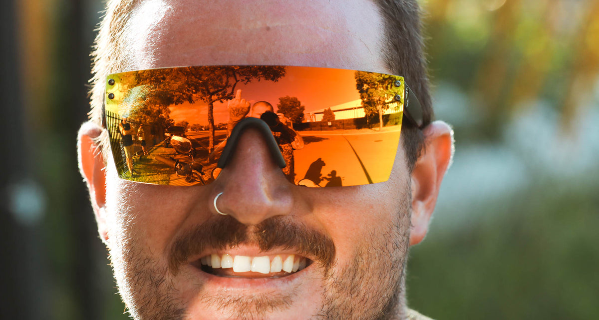 LAZER FACE SUNGLASSES: Sunblast