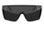 LAZER FACE SUNGLASSES ANTI FOG: Black