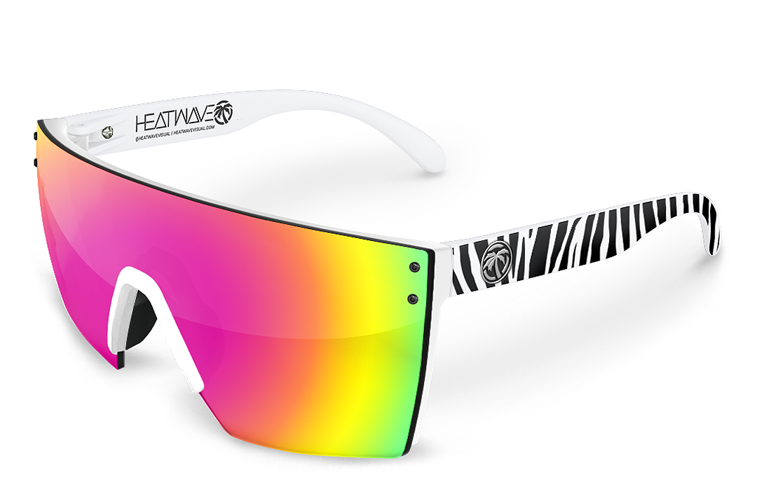 LAZER FACE SUNGLASSES: Zebra Savage Spectrum