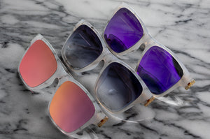 MARILYN SUNGLASSES: Marble Frame x Rose Gold