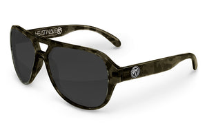SUPERCAT SUNGLASSES: Granite x Black