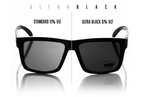 VISE-SONNENBRILLE: Ultraschwarz 