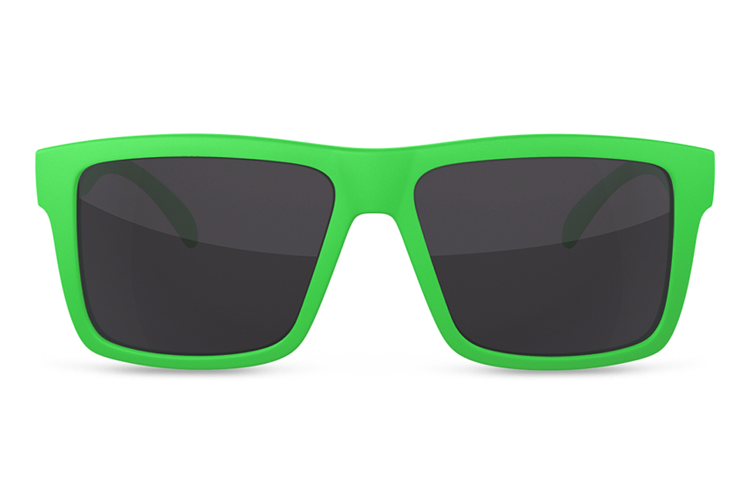 VISE SUNGLASSES: Moto Green x Black