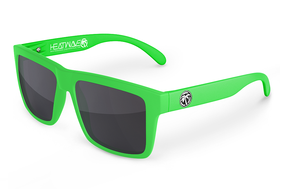 VISE SUNGLASSES: Moto Green x Black