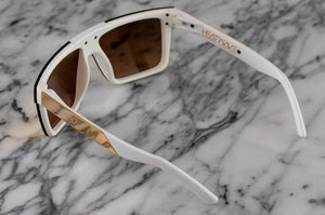 QUATRO SUNGLASSES: White Gold Customs