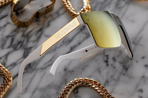 QUATRO SUNGLASSES: White Gold Customs