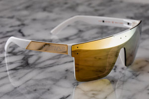 QUATRO SUNGLASSES: White Gold Customs